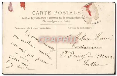 Lembrança da Senhora — Telegrama — CIRCÉ, n°5074 — Verso