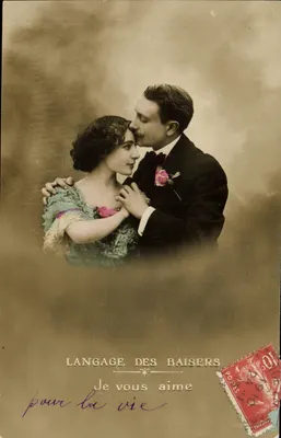 Langage des baisers — Je vous aime pour la vie — éditeur imprimeur non visible