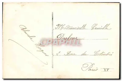 Novo casal — Felizes Francesas — D.G. n°2175 — Verso