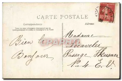 Bebê com caranguejo — An. Paris — n°513 — Verso