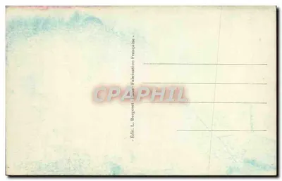 Casal amoroso em um barco — texto impresso e manuscrito — editor L. Bergeret, n° 377 — Verso