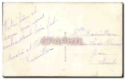 Młody mężczyzna z ozdobnymi jajkami wielkanocnymi — DÉDÉ (Lyon) nr 378 — Rewers