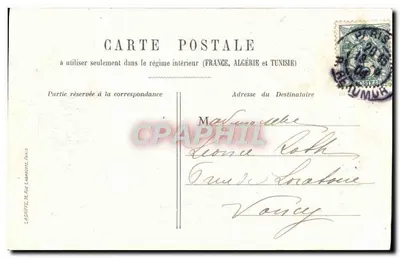 Jovem mulher em vestido de estilo Belle Époque — cena lacustre — editor Lagriffe, Paris, n°2 — Verso