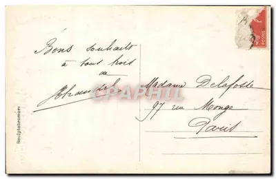 Fortuna — Szczęśliwego Nowego Roku 1912 — Delamaison, Paryż, nr 161 — Rewers