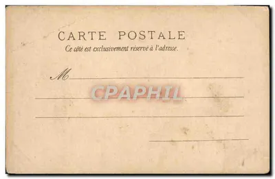 Tarjeta postal antigua Fantasía En Los Campos — Reverso