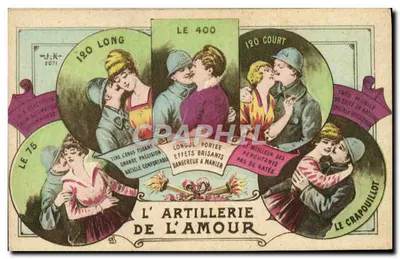 A Artilharia do Amor — publicidade humorística sobre a artilharia — editor A. H. KATZE RUEIL