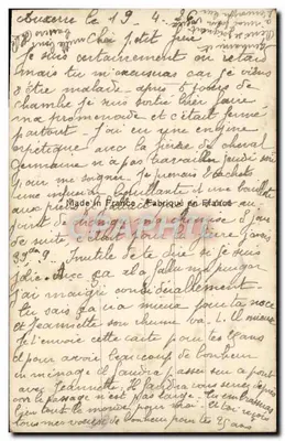 Iris — paisagem ao pôr do sol — Gédo 848 — Verso