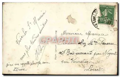 Arranjo de lilás — Boa Festa — DÉDÉ PARIS 536 — Verso