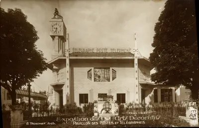 Pavillon des Postes et Télégraphes — Exposition des Arts Décoratifs — G. Tronchet, Arch. — Paris