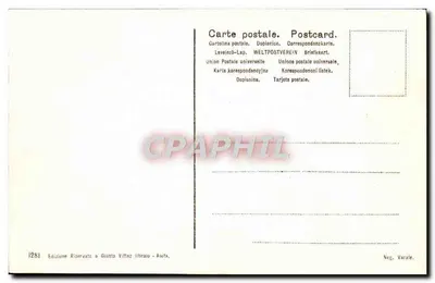 Vale do Aosta - Hospício do Pequeno São Bernardo (Lado Italiano) alt. m. 2153 — Verso