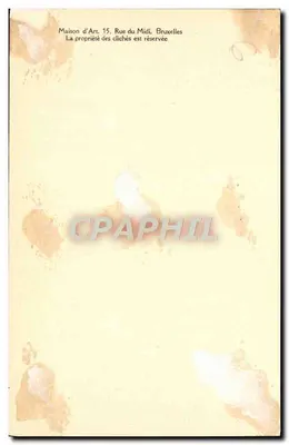 Obélisco de Héliopolis — Egito — Maison d'Art, Bruxelas, n°21 — Verso
