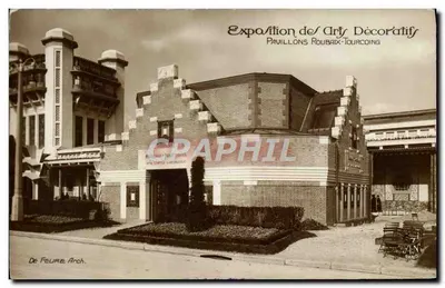 Pavilhões Roubaix-Tourcoing — Exposição dos Artes Decorativas — De Feure, Arch.