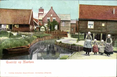 Vista de Marken — edição Schaefer Kunst-Chromó Amsterdam (Dép. 6)