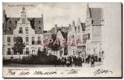 Middelburg — Vista de Benthum em Jutting — editor Uitg. van Benthum en Jutting