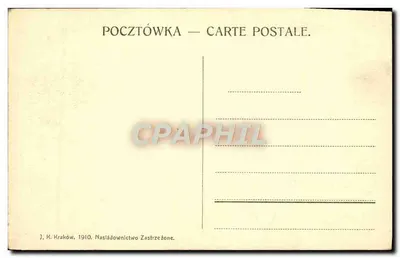 Kraków. Widok Ogólny. — Widok ogólny — J. K. Kraków, 1910. — Rewers