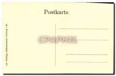 Kirchgang no Schwarzwald — cena de aldeia — Schwarzwald Jägler N°661 — Verso