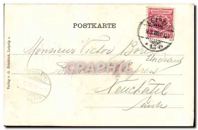 Leipzig — Koncertownia — Wydawnictwo v. G. Friedrich, Leipzig 4 — Rewers