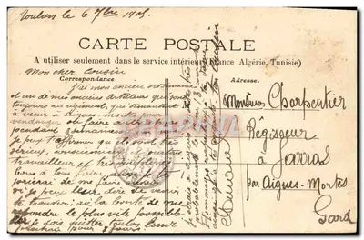 TOULON — Le Mourillon. Ogród Aklimatyzacyjny — Zbiór A. Coutuner — Rewers