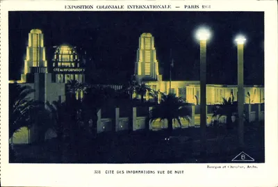 Cidade das Informações — Exposição Colonial Internacional — Paris 1931