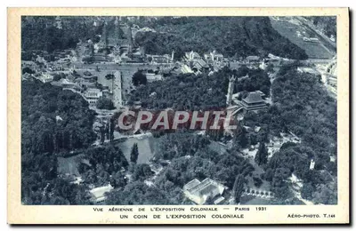 Widok z lotu nad Kolonialną Wystawą — Paryż 1931 — Aéro-Photo T.146