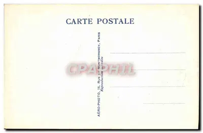 Visão aérea da Exposição Colonial — Paris 1931 — Aéro-Photo T.136 — Verso