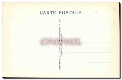 Vue aérienne de l'Exposition Coloniale — Paris 1931 — Aéro-Photo T.145 — Verso