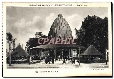 Exposição Colonial Internacional — Paris 1931 — Pavilhão da A.E.F. — L.A. Fichet, Arq.