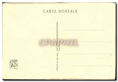 Kaplica Angkor-Vat — Lew i wieża — Międzynarodowa Ekspozycja Kolonialna — Paryż 1901 — Auberlet, Rzeźbiarz — Blanché, Arch. — Rewers