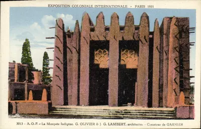 Mesquita Indígena — Exposição Colonial Internacional, Paris 1931 — Garnier & Cie
