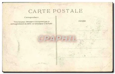 Crue de la Seine — vue du pont au Change avec bateau sur la Seine — éditeur E.D. — Verso