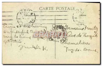 Arc de Triomphe de l'Étoile — Paryż — Imp. E. Delely — Rewers