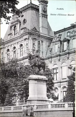 Paris — Estátua de Étienne Marcel — editor não identificado