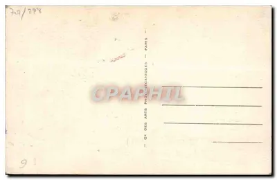 Bilhete postal antigo Paris Instituto Pasteur Estátua do Cão Jupille — Verso