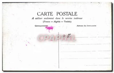 Powódź w Paryżu (styczeń 1910) — Rue de Lille — Ratowanie kobiety i dziewczynki — Wydawca nieznany — Rewers