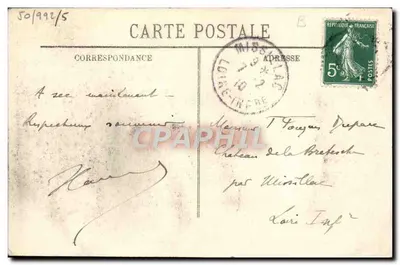 Inundações de Paris — Janeiro de 1910 — Rue Pasquier — LL. Pasquier — Verso