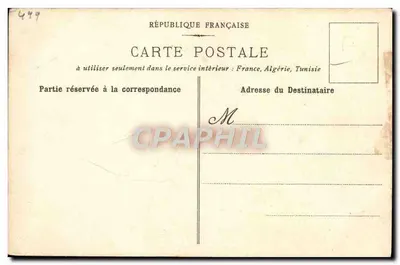 Isla de los Cisnes — vista de la Senna con la Torre Eiffel en segundo plano — editor no identificado, n° de serie 449 — Reverso