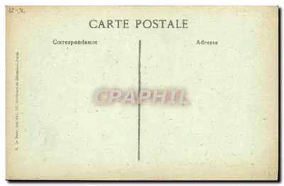 Paris d'outro tempo — Antigo Hotel de Gargan, Rue Saint-Roch, 37 — E. Le Doly, n°42 — Verso