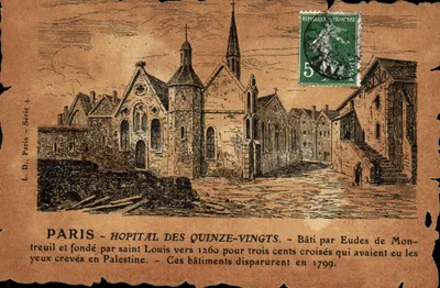 Paris - Hôpital dos Quinze-Vingts — L.D. Paris - Série 4