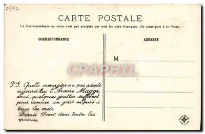 Oud Parijs — De rue Saint-Vincent (Montmartre) — Maggi's — Achterkant