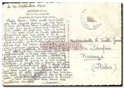 Detalhes das esculturas da igreja Nossa Senhora — ALENCON (Orne) — Yvon — Verso