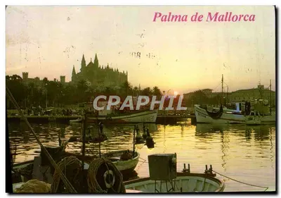 Palma de Mallorca — pôr do sol no porto — Edições Catedral