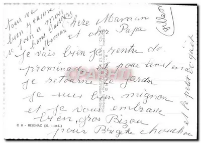 रेनिनाक — पैनोरमा दृश्य जिसमें चर्च, किला, पुल और टोपी पहने एक महिला शामिल है — एडिटर सी. 6 — पीछे