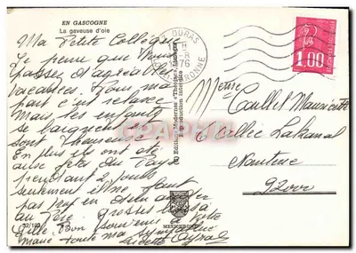 Gaveuse d'œil — In Gascogne — Edizioni Moderne « Théodic » — Verso