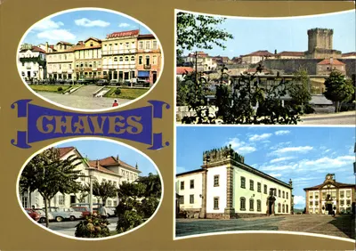 Chaves — vista panorâmica — Edição e Gráfica Porto