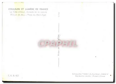 पीएल (ए-एम.) — मॉंट-एजेल के प्लेस — आर्ट एडिशन्स 'यवॉन' — पीछे
