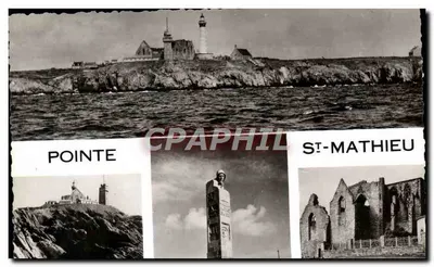 Ponta Saint-Mathieu — farol, memorial dos mortos, abadia — Éditions d'Art Chataudin