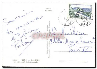 Katedra Świętego Antonina — Pamiers — Wydawnictwa Nowoczesne Thépivac — Rewers