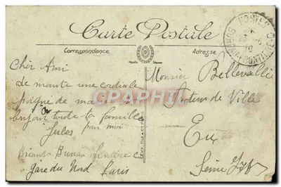 Mantes — Gare de Mantes — Embranchements — LL — Verso