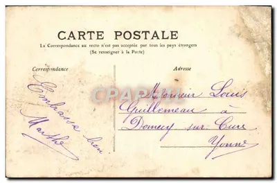 Yonne — 56 — JOIGNY, Stacja — wydawca MARTE — Rewers