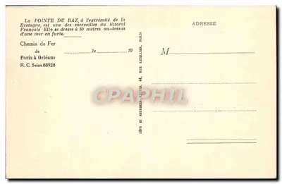 A Ponta do Raz — Lado Sul — ND — Verso